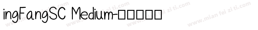 ingFangSC Medium字体转换